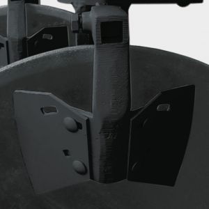 ARH - Charrue agricole réversible hydraulique Baldan - largeur de travail 800 à 1600 mm_3