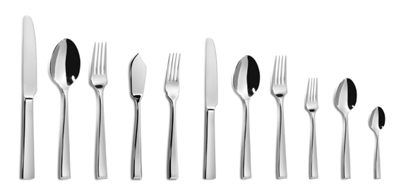 Couteau de table Iris Q11 - Acier inoxydable 18/10 - Épaisseur 6 mm - Finition miroir_3