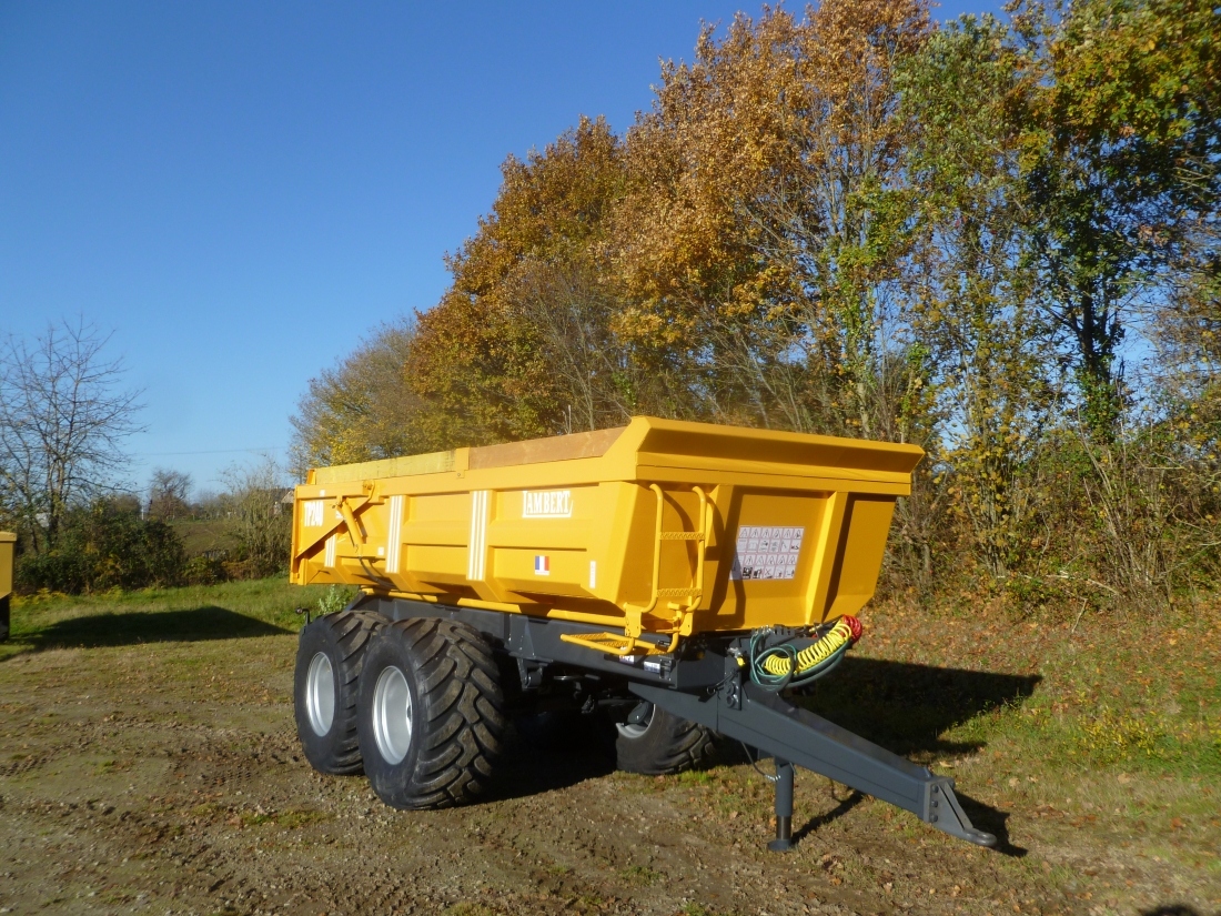 Remorques TP 240 & TP 240XL - Bennes 5,20x0,80-1,00 m - Volume 9,15 à 24,02 m³ (Boggie 130)_3