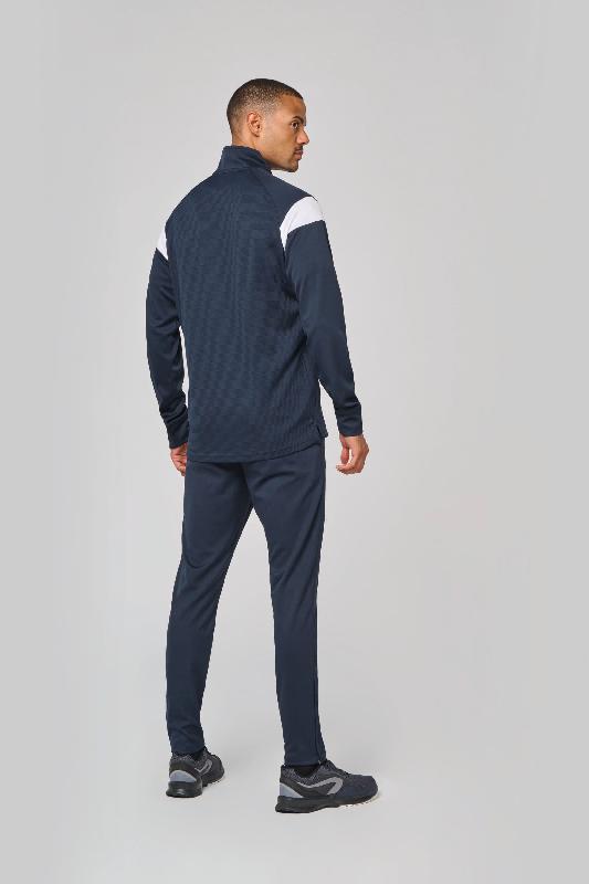 Sweat d'entraînement 1/4 zip unisexe PROACT - Polyester interlock mat - Réf : PA387_3