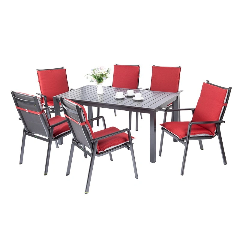 Table de jardin rectangulaire compact 159x90x74cm – MTF – aluminium – 2nab3124_3