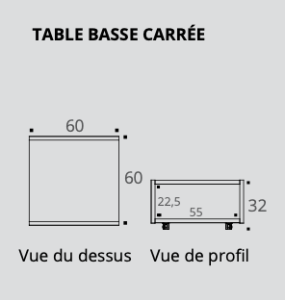 Tables basses Galet & Carrée - Accueil - Buronomic avec plateaux organiques et niches de rangement_3