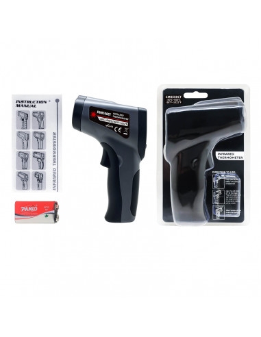 Thermomètre infrarouge laser sans contact THERMO 8550 CT - plage -50°C à +550°C - écran couleur - certificat de calibration inclus_3
