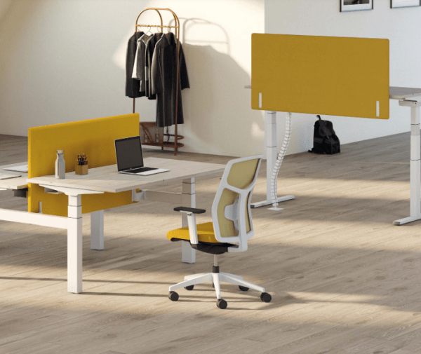 Bureau open space réglable en hauteur - pieds électriques avec boîtier de commande - ALTIM+ Columbia_3