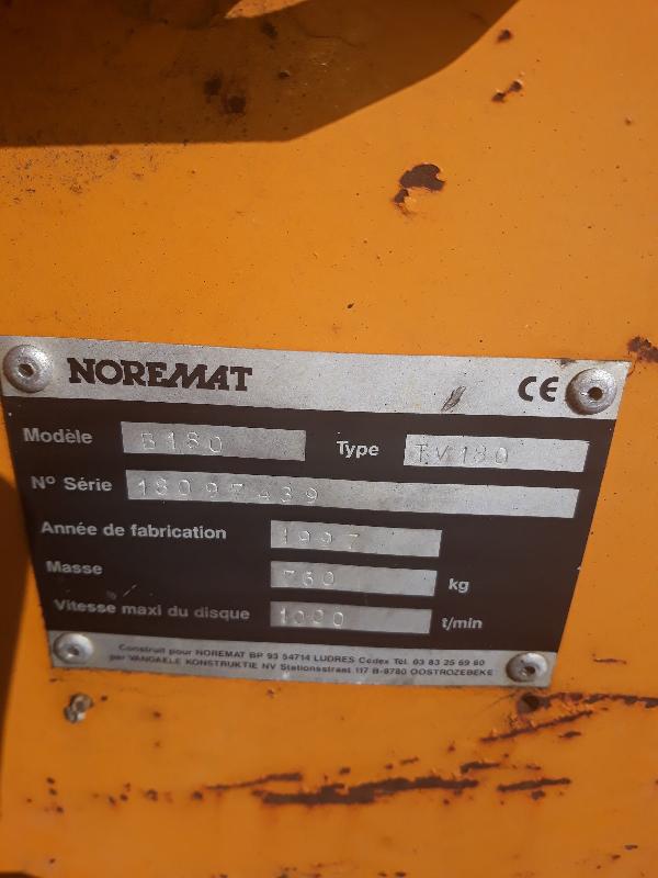 Noremat B180 – Broyeur de branches professionnel - 3 points, robuste, très peu utilisé_3