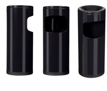 Réf. 59775 - Cendrier corbeille CENDEO 0,15L / 12,5L - Rossignol - Noir graphite_3