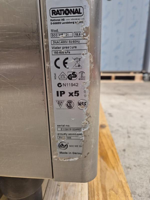RATIONAL - Four électrique mixte 10 niveaux GN 1/1 - SCC WE 101 d'occasion - 18,6 kW - programmable_3