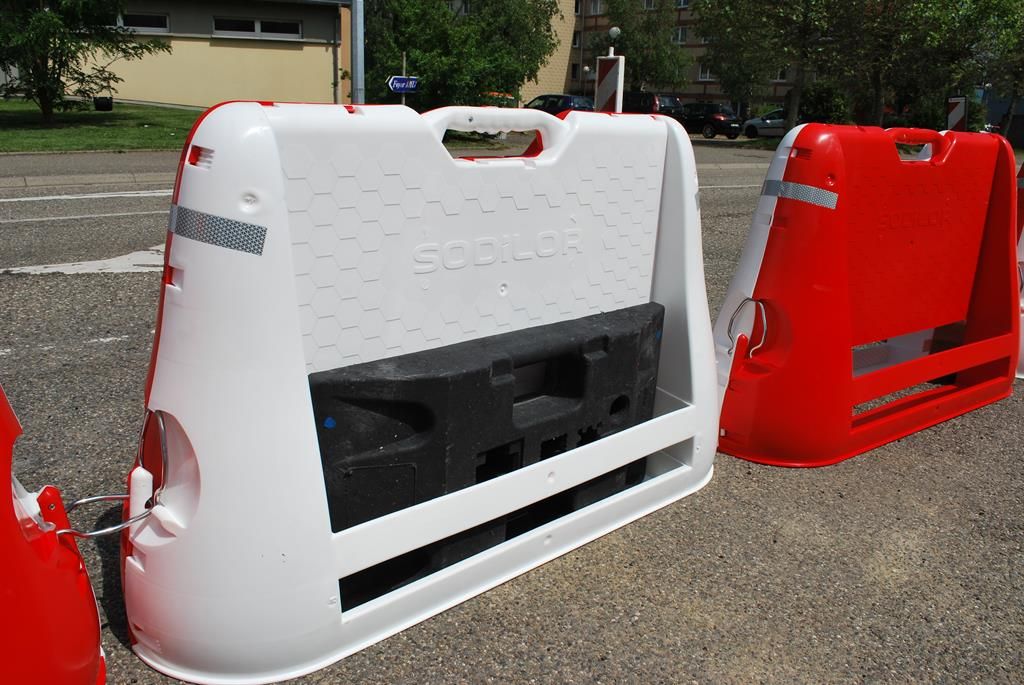 Barrière continue Korail 750 optimisée pour transport et stockage