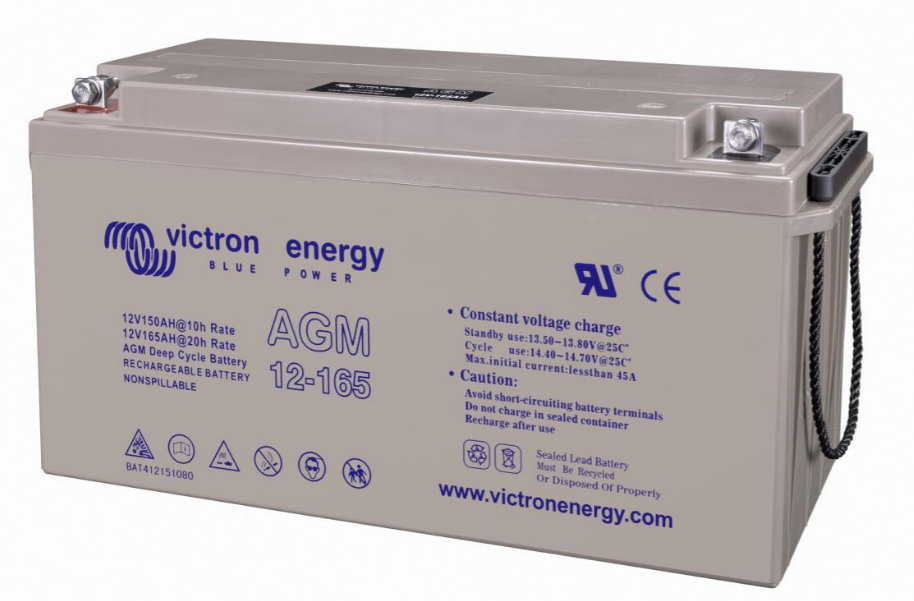 Batterie GEL 165Ah 12V Victron Energy - robuste et performante pour applications solaires et éoliennes_3