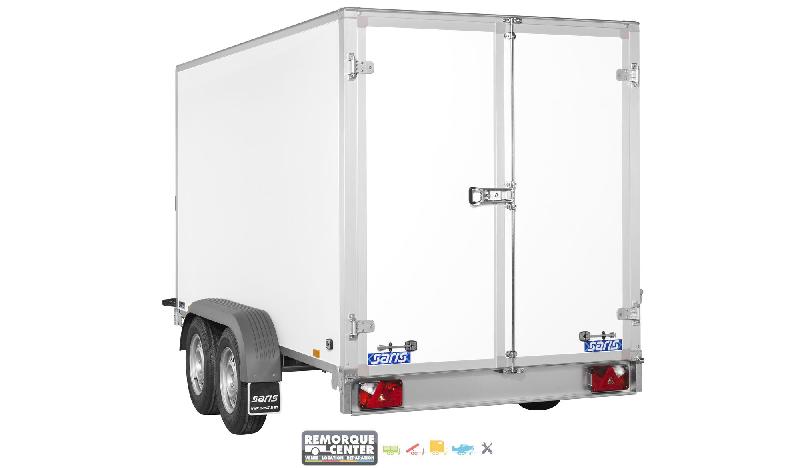 Remorque fourgon en bois SARIS - 2 essieux roues extérieures - PTAC : 2700 Kg - 356 X 169 X H180 CM - Reference -K1 256 150 1500 1_3