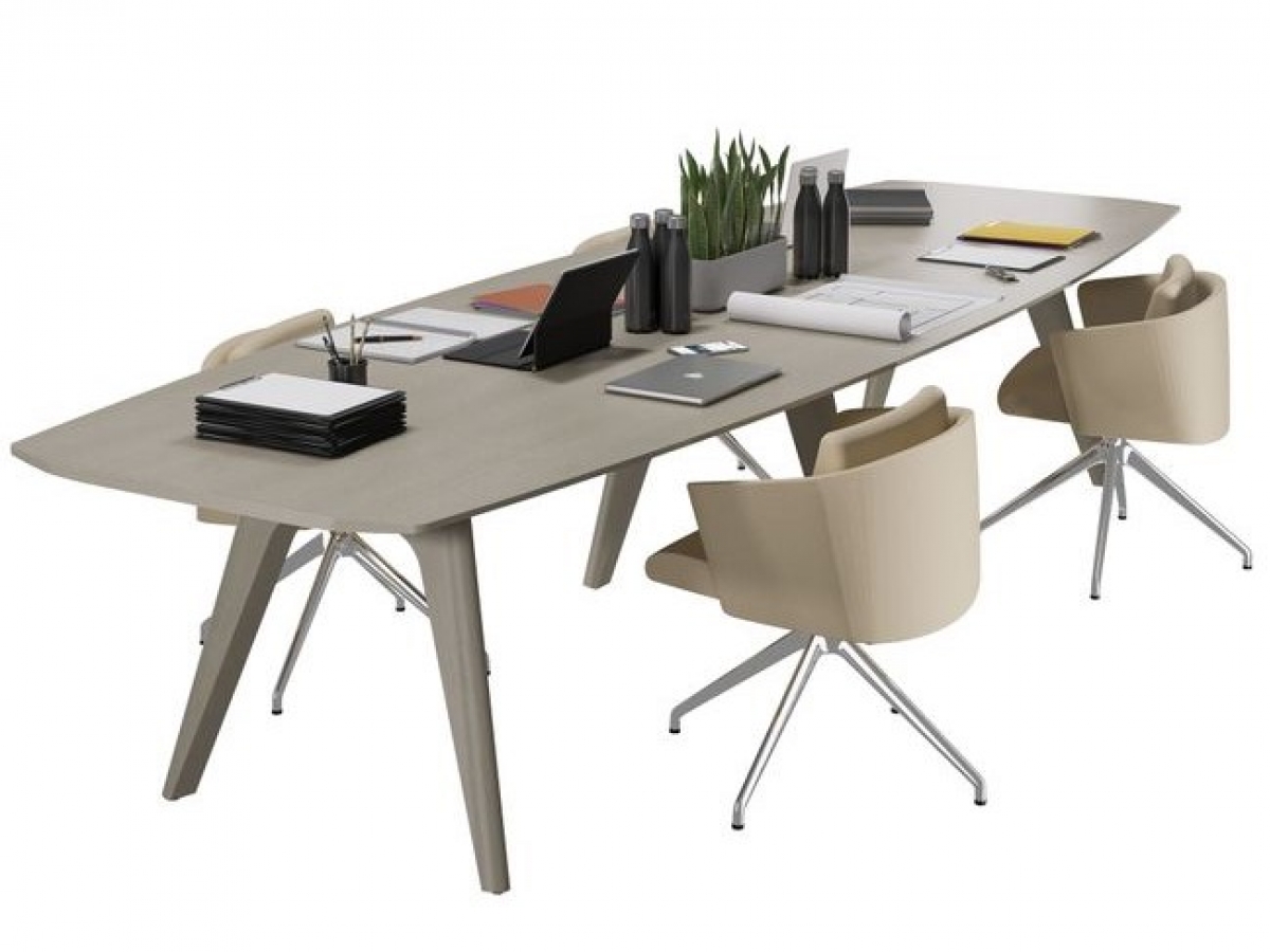 Table de réunion directionnelle RAIL - Lignes pures, design italien et finitions personnalisables_3