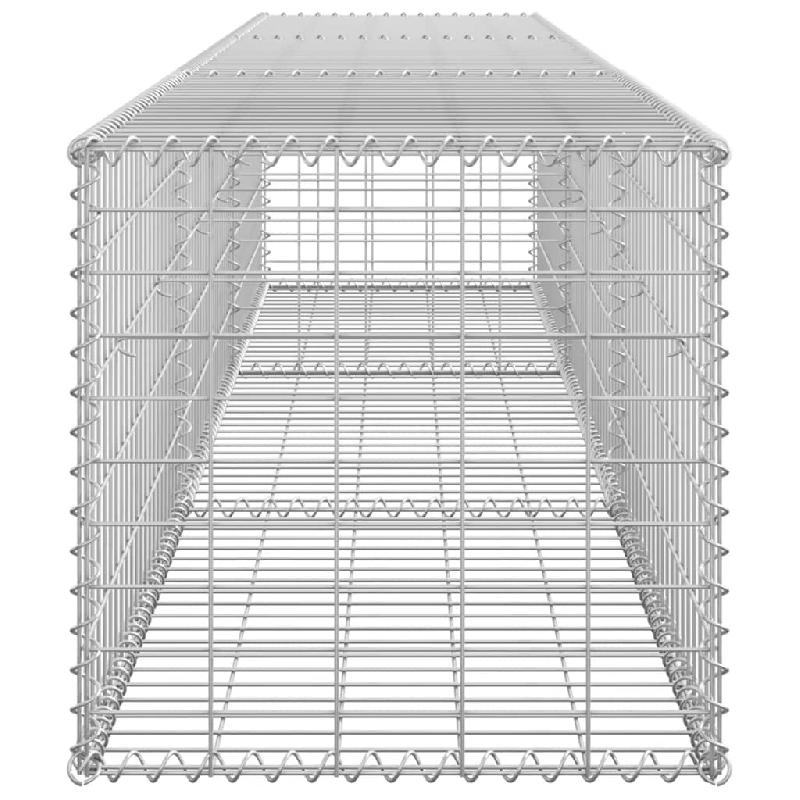 Vidaxl mur en gabion avec couvercles acier galvanisé 300 x 50 x 50 cm 143591_3