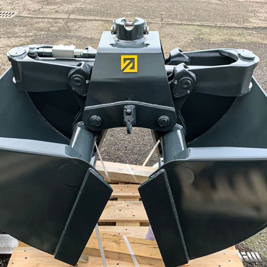 Benne preneuse Série GMTS - polyvalente et renforcée - en métal FE 510 (S355) avec lames Hardox 400_3