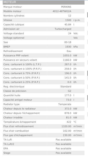 P 1260 CO 50 Hz triphasé - Groupe électrogène en container Visa - 1350.0 kVA_3