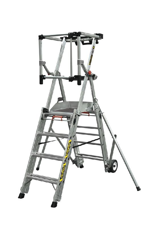 Plate-forme individuelle roulante télescopique 4 à 7 marches - Masterscop_3