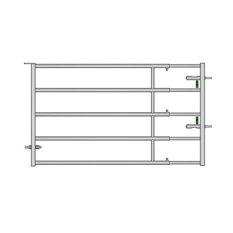 Barrière d'herbage autolock 2-3 mètres pour chevaux et petit bétail - jourdain_3