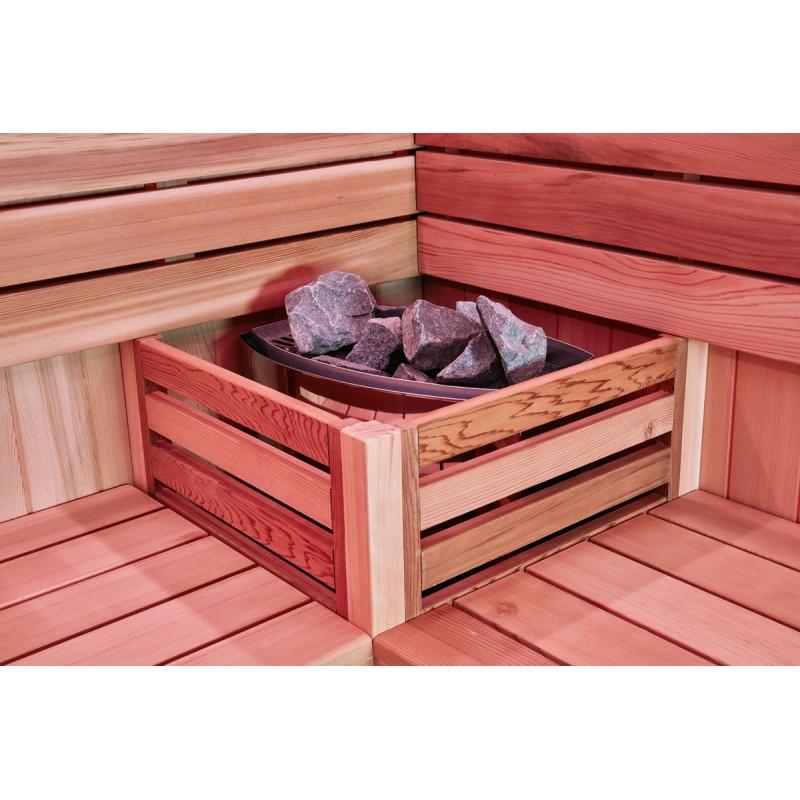 COMBI SAUNA HAMMAM BOREAL® SUBLIMATION ROUGE - 8 PLACES - 340*175*210_3