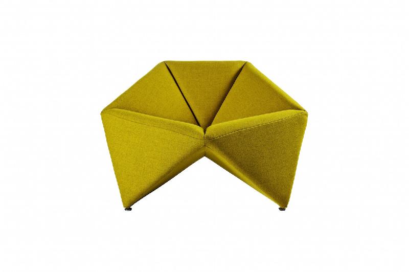 Fauteuil en tissu Fold- Softline - Feld Jaune_3