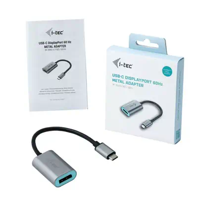 I-TEC USB C to Display Port Metal Adapter 1xDP 4K 60Hz_3