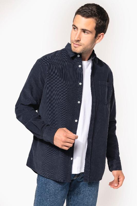 Chemise manches longues en velours côtelé homme - Réf: K599 - Kariban_3