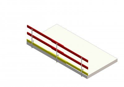 Garde corps pince dalle à planches - lagneaux - capacité de serrage : 450mm_3