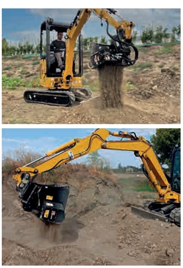 Godet cribleur conçu pour la séparation de matériaux de granulométries variées sur le chantier - SIMEX VSE 3_3