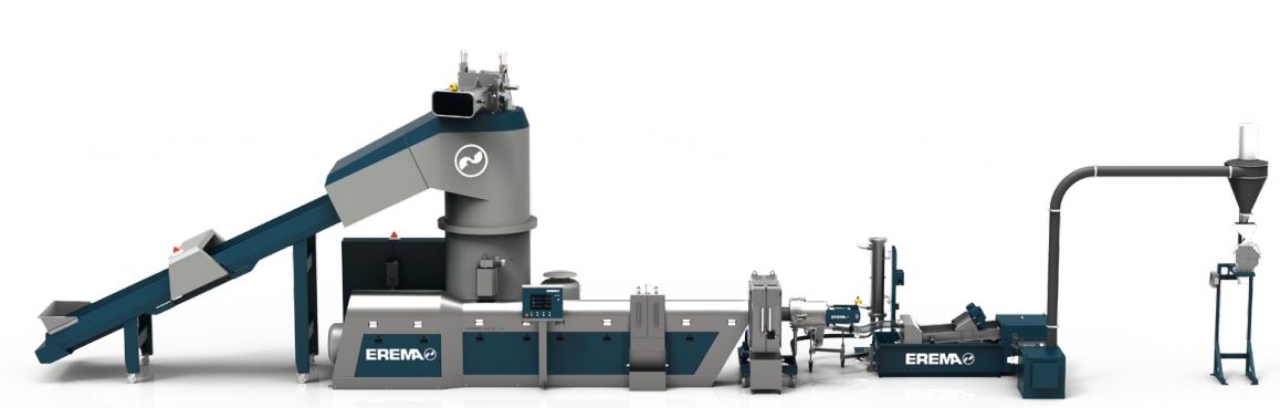 Intarema t, te - machine de granulation plastique - erema - compacteur-déchiqueteur de grande taille optimisé jusqu'à 30 % de débit_3