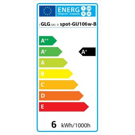 Spot LED GU10 blanc neutre 4500K - Encastrable 6W 220V avec 24 LED haute intensité_3