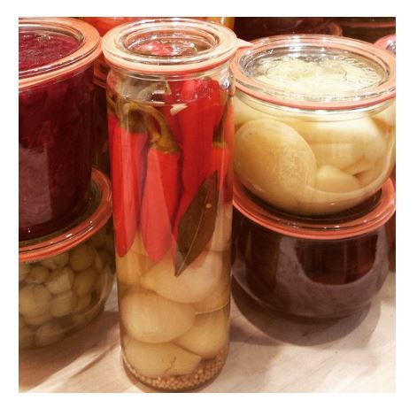 Bocaux en verre WECK tube 600 ml Ø 60mm avec couvercles en verre et joints - WN000055 (clips non inclus)_3