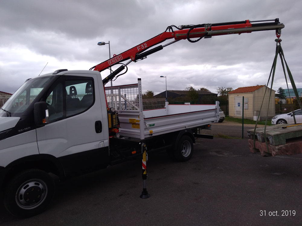 Grue sur remorque - portée de 1 à 12 t/m pour porteur, tracteur et remorque - HPC - Fassi_3