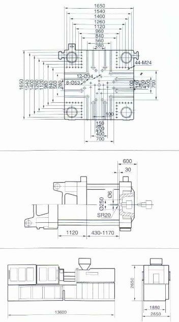 Hx 880 - Presse à injection plastique - Hysion - Capacité d’injection 3894 cm3 - Haute performance_3