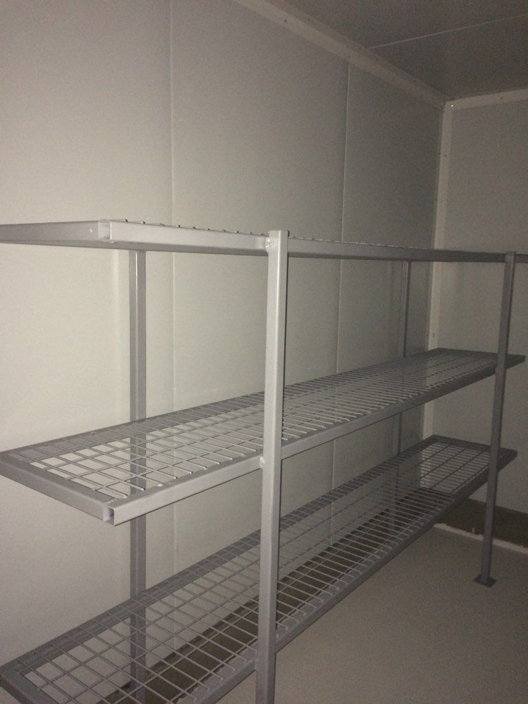 Chambre froide positive et négative adaptée à la production alimentaire