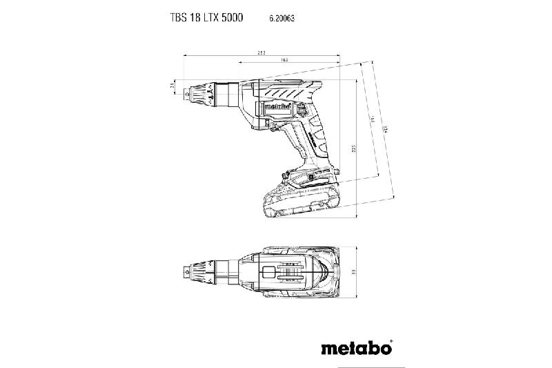 Coffret visseuse 18V sans fil TBS 18 LTX BL 5000 - 2 x 2,0 Ah Li-Power, SC 30_3
