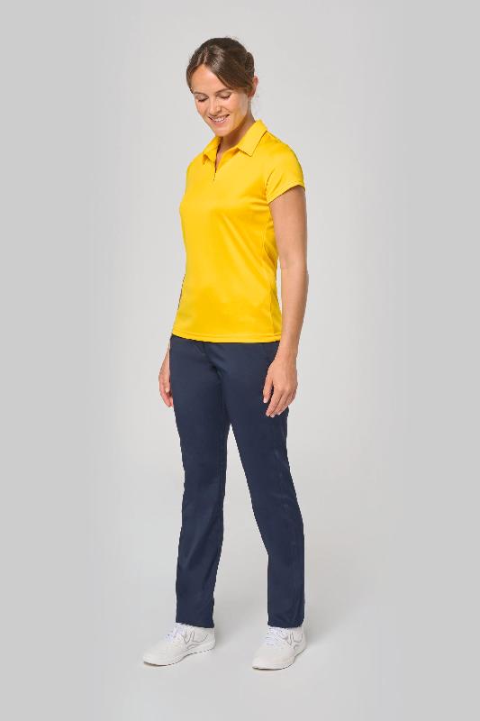 Polo sport manches courtes femme - Réf: PA483 - PROACT - 100% polyester, respirant_3