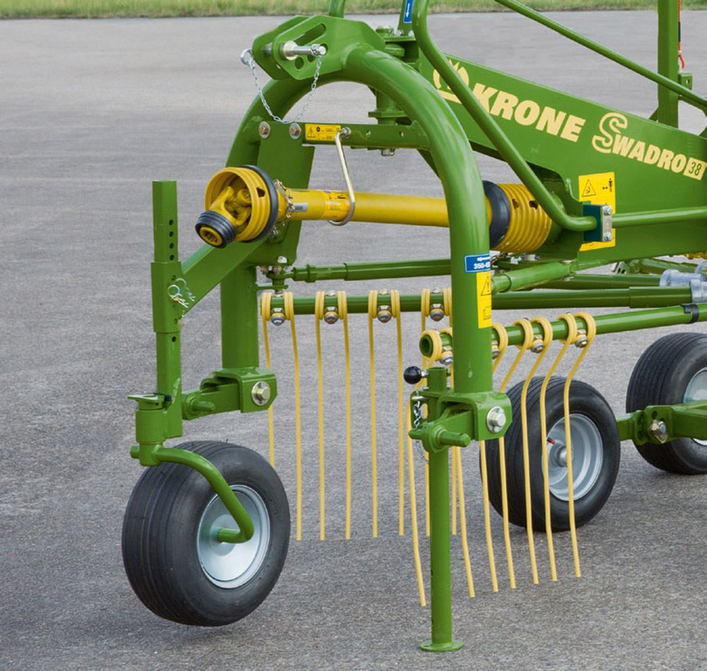 Rotor réglable en hauteur du Swadro 35 pour un ratissage de qualité