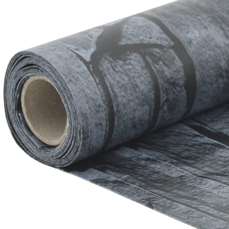 Vidaxl écran d'intimité de jardin aspect pierre de rebord gris pvc 4005414_3