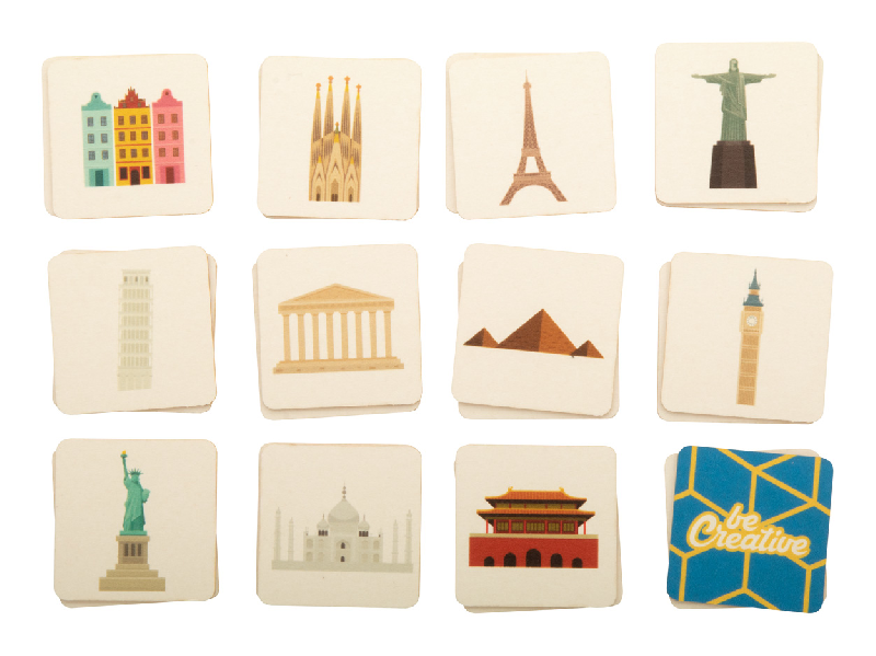 Jeu de mémoire personnalisé en carton - 24 tuiles - Boîte en papier imprimée_3