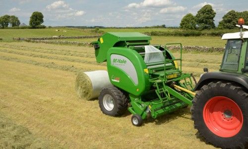 F5600 plus - presse à balle ronde avec système de liage par film - mc hale - poids 3850 kg_3