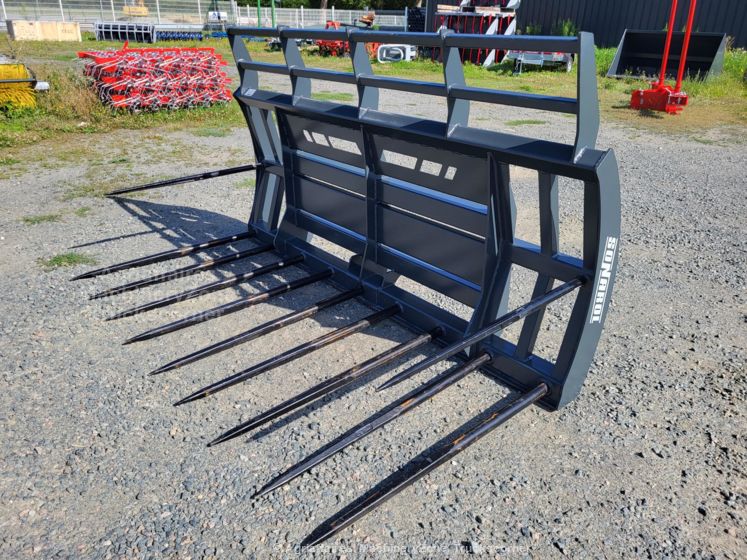 Fourche d'ensilage Sonarol - largeur 2,4 m - attelage boulonné - 9 dents_3
