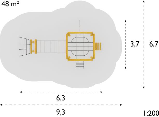 Jeu à grimper en robinier Elor 8038411 - Hags - Pour enfants de 5 à 12 ans - Dimensions et spécifications détaillées_3