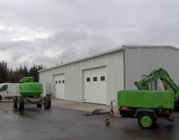 Bâtiment métallique démontable et pliable en kit PLENAVE® 10.4 - largeur 9260 mm et hauteur 3500 mm_3