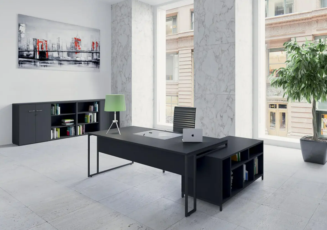 Bureau de direction élégant et ergonomique pour gestion professionnelle_3