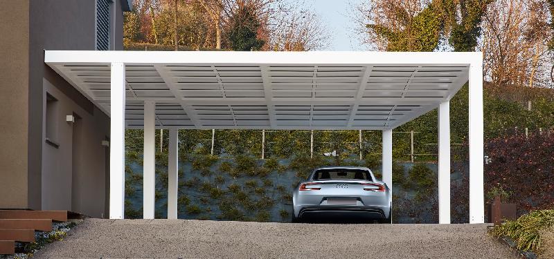 Allugarden - Pergola en aluminium design avec plaques en polycarbonate compact - personnalisable avec éclairage LED_3