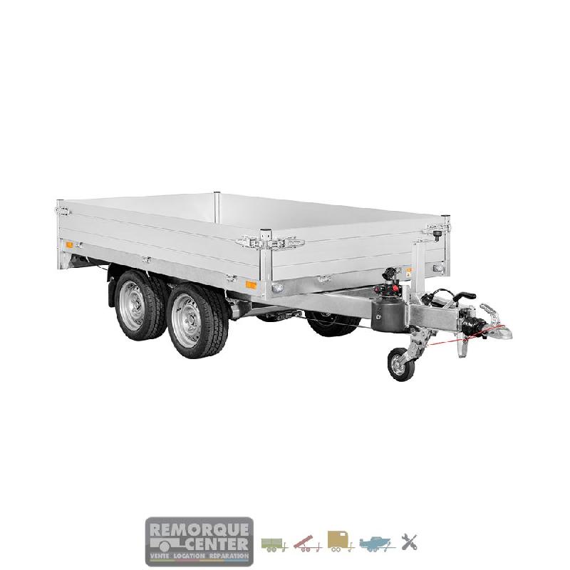 Remorque Benne SARIS - K1276 - 276 x 150 cm - PTAC : 2700 kg - 2 Essieux - Freinée - RC_HGK 254218 - 21 PF60 D_3