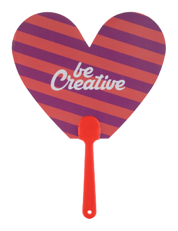 Éventail sur-mesure - poignée en plastique et papier stratifié - impression digitale - minimum 100 pcs_3