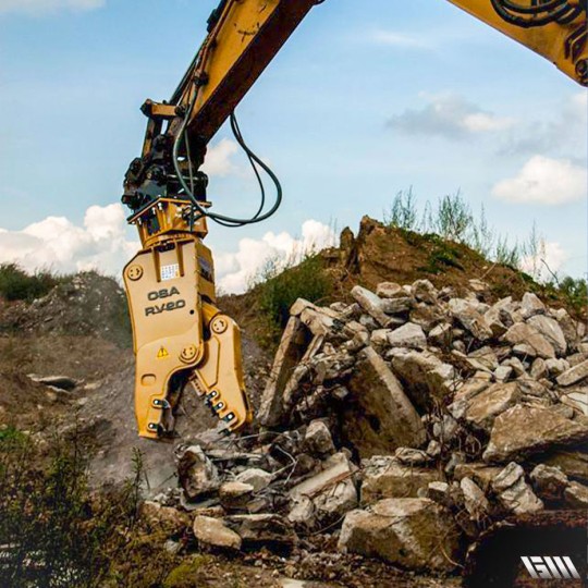 Broyeur rotatif Série RV - Démolition béton et structures avec rotation 360° - Acier HARDOX 400_3