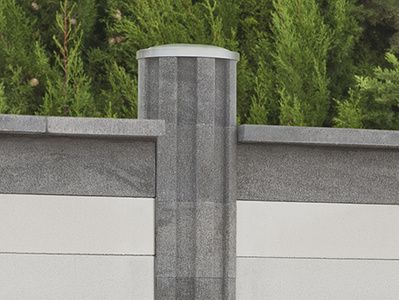 Clôtures en béton Toscana - SAS - angles de 45° à 225° avec éléments TPLA-75 et LO-200_3