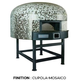 Four pizza à bois, rotatif avec commandes touch screen - napoli touch_3