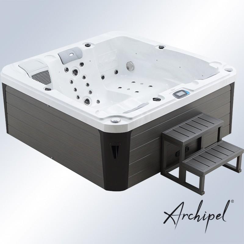 SPA 3 PLACES ALLONGÉES ARCHIPEL® GT3 BLANC MARBRE - SPA THÉRAPEUTIQUE BALBOA 200X200_3