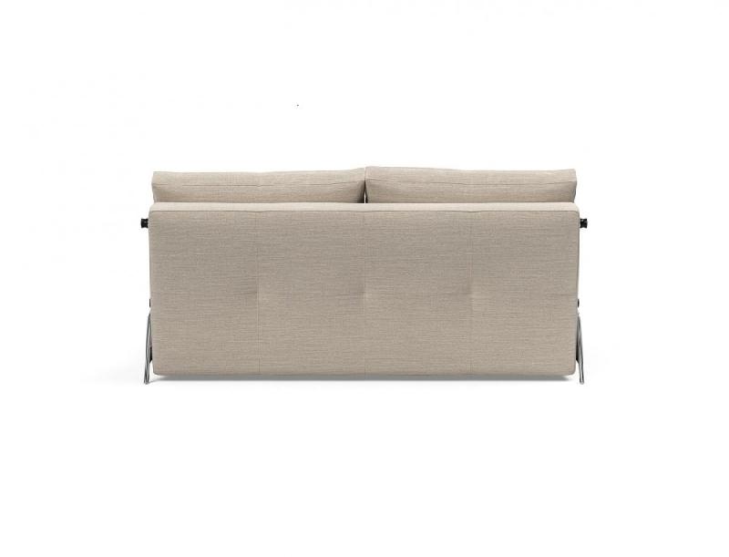 Canapé convertible design Innovation Living - Cubed 02 Alu 160x200 cm - Tissu Blida Sand Grey_3